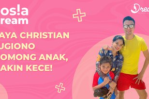 Gaya Christian Sugiono Momong Anak, Makin Kece!