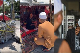 Viral Video Ustaz dari Malaysia Ebit Lew 'Make Over' Anak Jalanan di Pekanbaru dengan Baju Muslim
