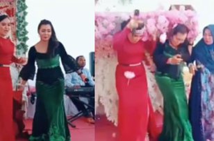 Nasib Apes Biduan Isi Acara Hajatan Pernikahan, Ketimpa Dekorasi Pelaminan yang Roboh, Netizen: 'Doa Mantan Terkabulkan'