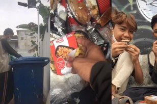 Viral Video Dua Pemulung Mengais Makanan dari Tempat Sampah dan Dimakan Sambil Direview Layaknya Content Creator