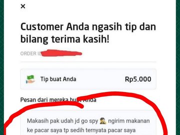 10 Catatan Lucu Dari Customer Ojol Terakhir Paling Ngakak Dream Co Id