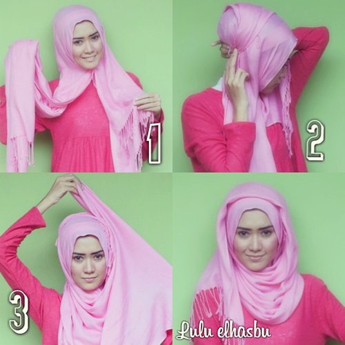 Yuk Tiru Tutorial Hijab Sehari-hari Dari Lulu El Hasbu 