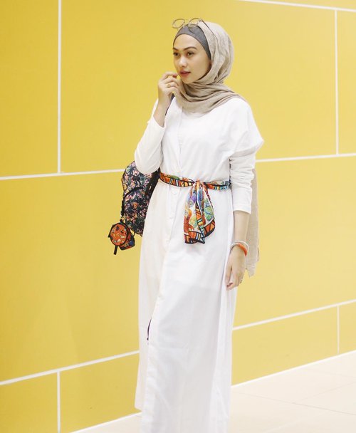 Intip Gaya Hijab Indah Nada Puspita Tampil Putih Bersih Dreamcoid