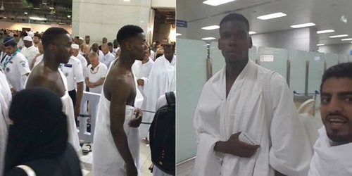  Gemetar! Video Pesepakbola Paul Pogba Kala di Depan Baitullah