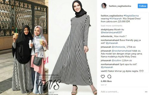 Mau Baju Lebaran Seperti Nagita? Cek Harganya di Sini 