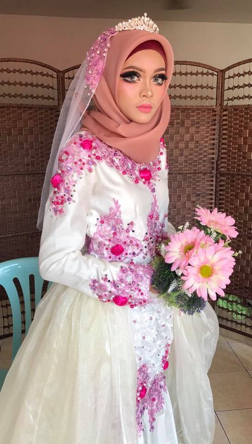 Tren Baru, Riasan Pengantin Hijab Mirip Sailormoon  Dream 