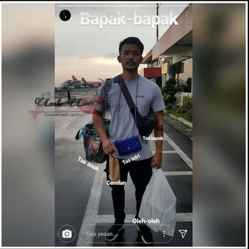 Pose Rio Dewanto Kocak, tapi Harga Tas Mungilnya Bikin 