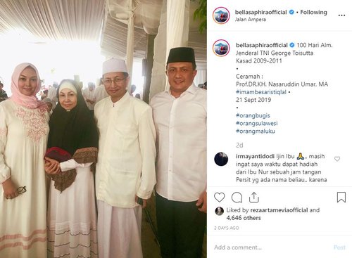 Tampil Berhijab Kecantikan Bella Saphira Panen Pujian