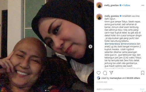   Melly Goeslaw dan Ria Irawan