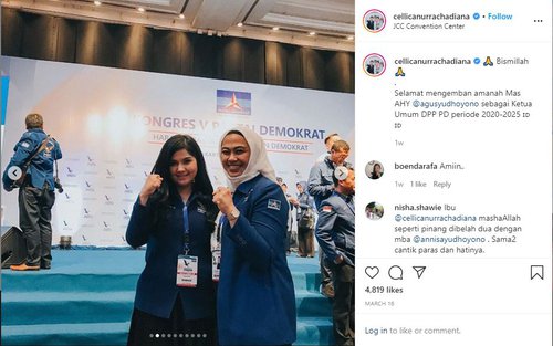  Cellica Nurrachadiana dan Annisa Pohan