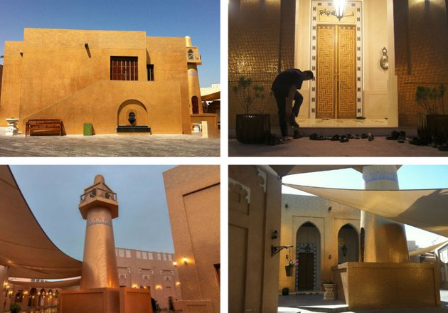 Masya Allah Cantiknya Masjid Bersepuh Emas  di  Qatar  