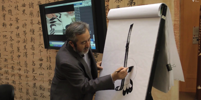 Noor Deen, Master Kaligrafi `Kawinkan` Huruf Arab dan China