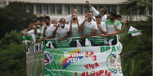 Timnas Aljazair Sumbang Hadiah Piala Dunia untuk Warga Gaza