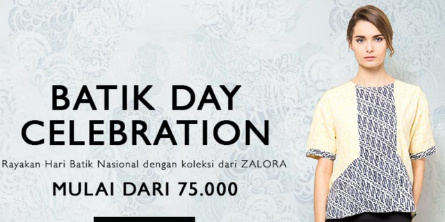 Zalora: Ramaikan Fashion Batik di Fashion Online