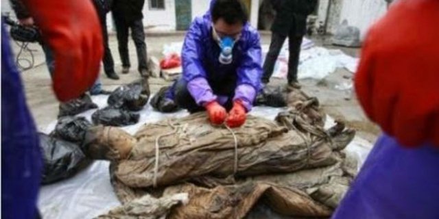 Mumi Wanita 700 Tahun Ditemukan Terkubur di Jalan Raya