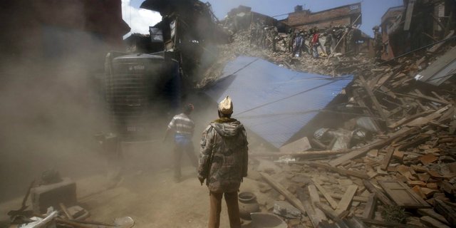 Korban Tewas Gempa Nepal Tembus 4.000 jiwa