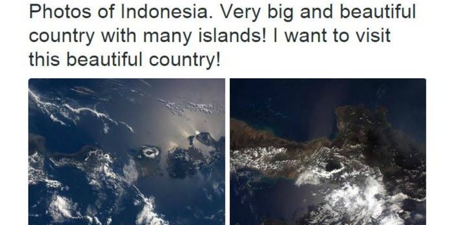 Pujian dari Luar Angkasa untuk Indonesia