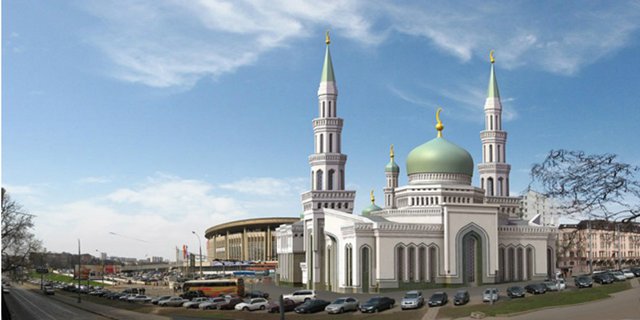 Masjid Katedral Moskow Dibuka Saat Idul Adha