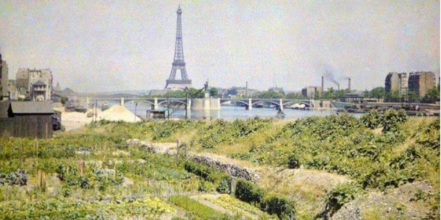 Wow, Foto Berwarna Paris Ini Diambil 100 Tahun Lalu