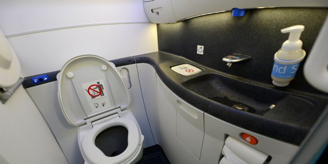 Hati-hati, 3 Fakta Tersembunyi Tentang Toilet Pesawat