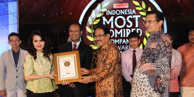 Garuda Kembali Raih Gelar 'Indonesia Most Admired Companies'