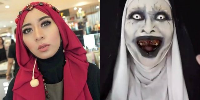 Tutorial Makeup Valak Hantu The