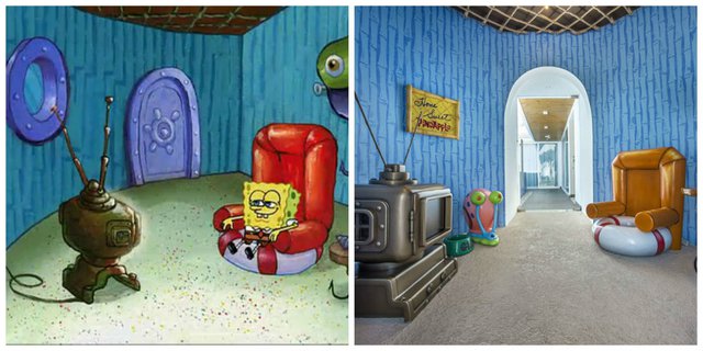 Spongebob rumah 8+ Gambar