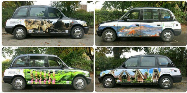 Setelah Bus di Prancis, Ada Taksi Wonderful Indonesia London
