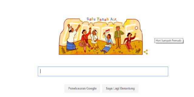 Hari Sumpah Pemuda Jadi Google Doodle Hari Ini