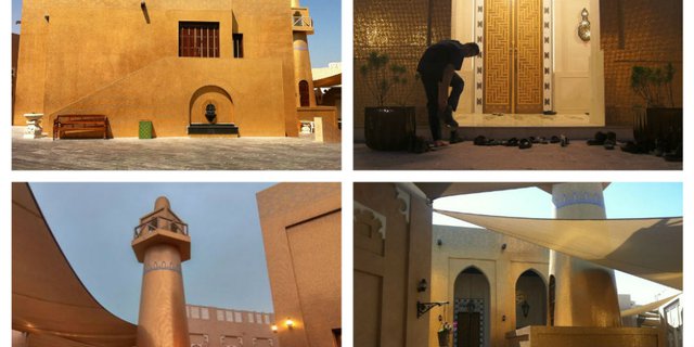 Masya Allah, Cantiknya Masjid Bersepuh Emas di Qatar