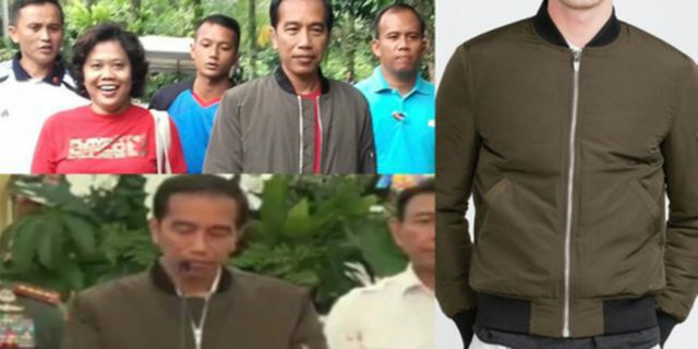 Jadi Tren, Ini Harga Jaket Bomber ala Jokowi di Online Shop