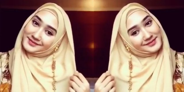Tutorial Hijab Segiempat Dian Pelangi