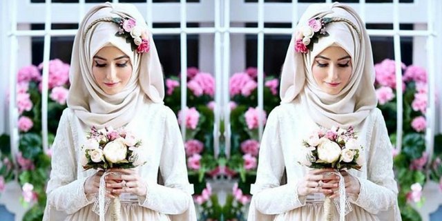 Tutorial Hijab Pengantin Simple Elegan