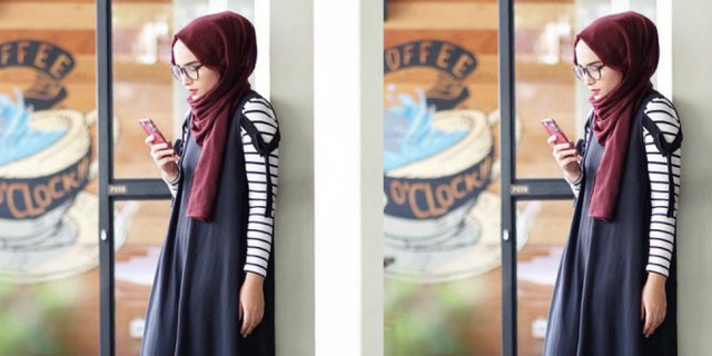 Hijab Tutorial Mudah dari Zahratul Jannah