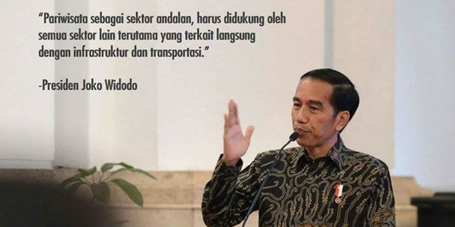 Begini Cara Unik Jokowi Promosikan Wisata Belanja dan Kuliner