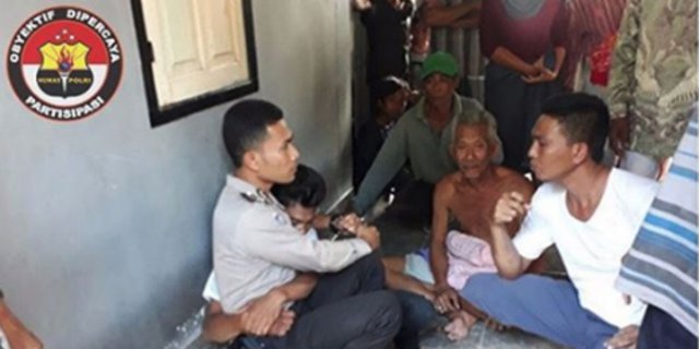 Aksi Berani Bintara Polisi Selamatkan Maling dari Amuk Masa
