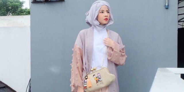 #HOTD: Warna Pastel Bikin Natasha Rizki Makin Feminin