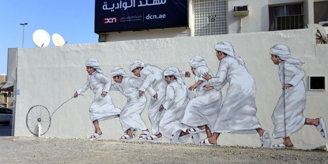 Dihiasi Mural Cantik Aneka Warna, Begini Wajah Baru Kota Dubai