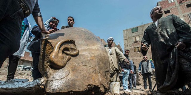 Patung Firaun Diduga Sosok yang Mengejar Nabi Musa Ditemukan