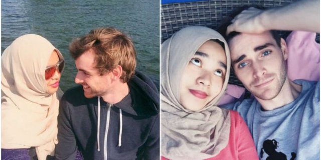 Kisah Cinta Bule Tampan dengan Muslimah Buat Kagum Netizen
