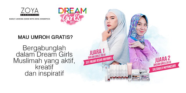 Jadilah #DreamGirls2017 dan Raih 2 Tiket Umrah Gratis!