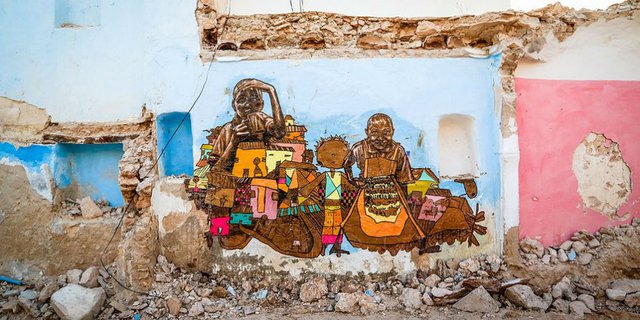 'Street Art' Ubah Desa Sunyi Ini Jadi Kawasan Wisata Indah