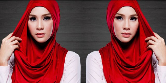Inspirasi Busana Hijab Bernuansa Cerah Ala Zaskia Mecca 