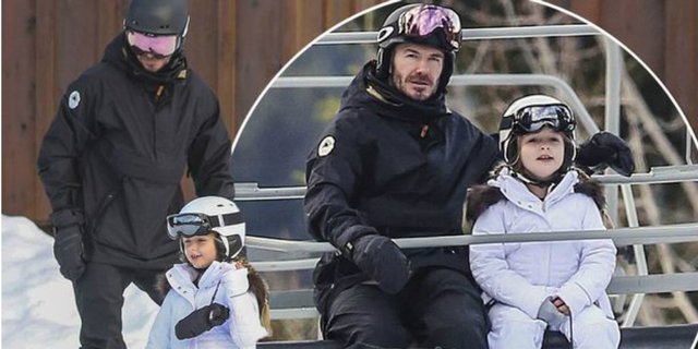 Dikecam karena Kecup Bibir Putrinya, Ini Reaksi David Beckham