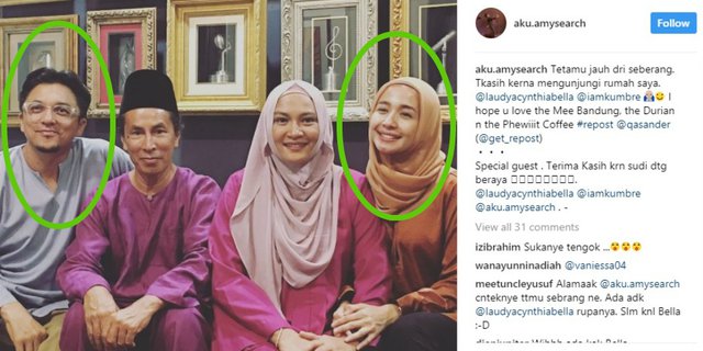 Laudya Cynthia & Kekasih Malaysia Ketemu Amy Search, Ada Apa?