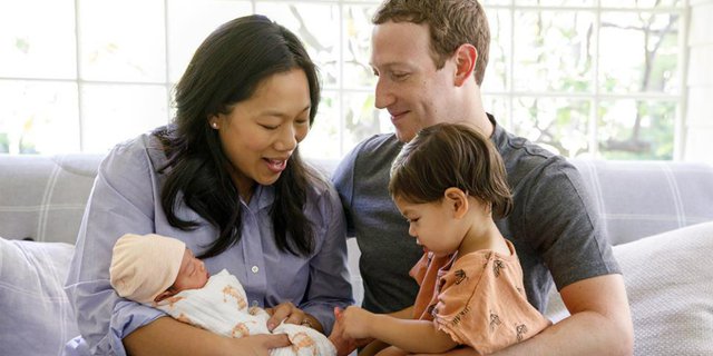 Putri Keduanya Lahir, Mark Zuckerberg Tulis Surat Mengharukan