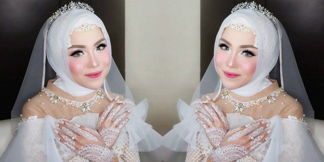 Ternyata Pengantin Hijab Indonesia Senang Pakai White Henna