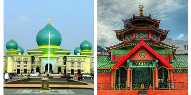 5 Masjid Indah di Indonesia yang Mirip Landmark Terkenal Dunia