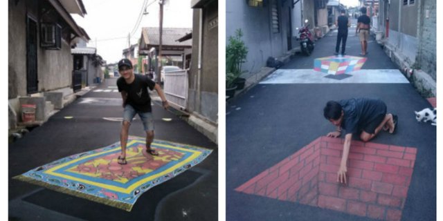 Lagi Viral, Begini Lho Penampakan Kampung 3D di Depok