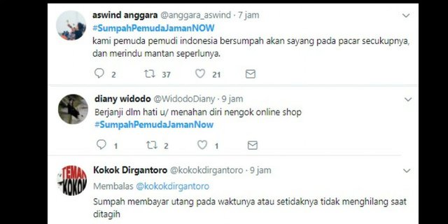 Jadi Trending Topic, Begini Ikrar Sumpah Pemuda 'Zaman Now'